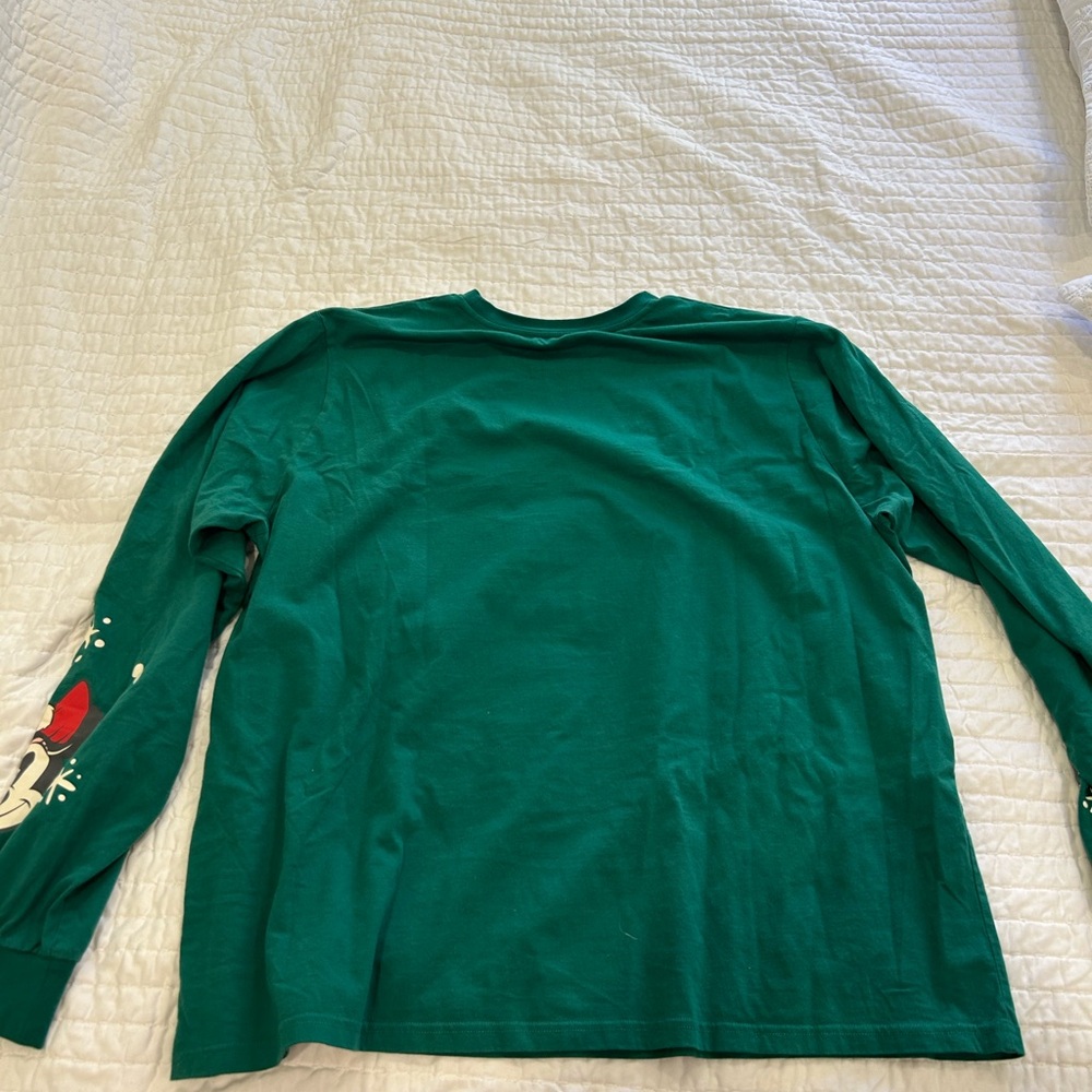 Disney XXL Festive Green Long Sleeve Tee - Picture 5 of 5